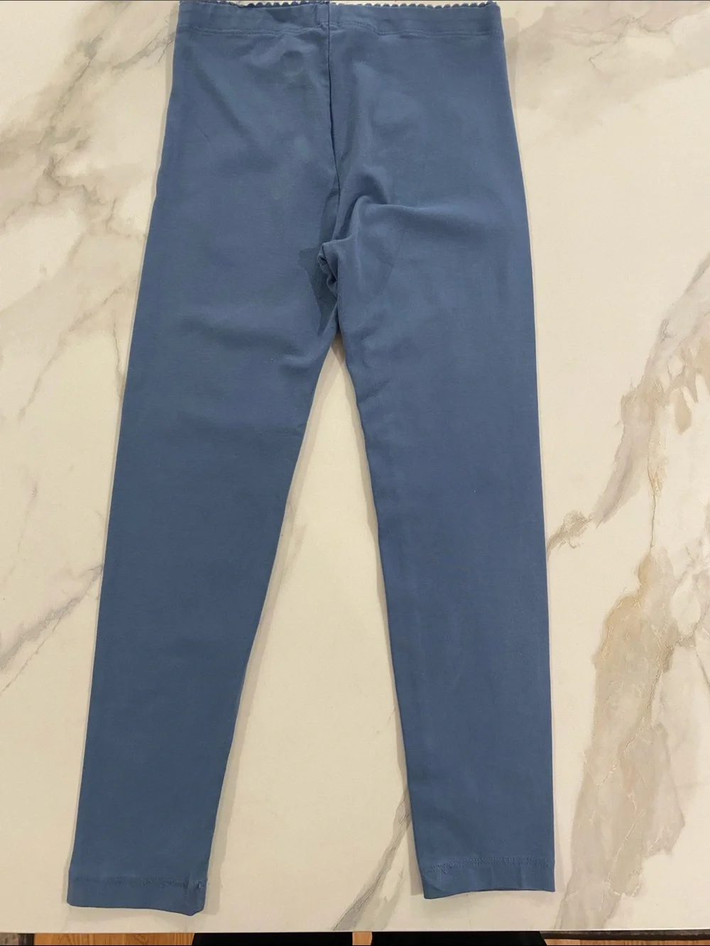 The Tea Collection Solid Leggings size 6 blue and a pumpkin color